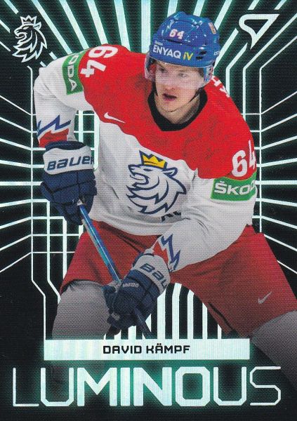 insert karta DAVID KAMPF 23-24 SZ Hokejové Česko Luminous číslo LS-19